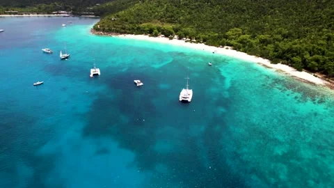 St. John - Honeymoon Beach Stock Footage 160848201