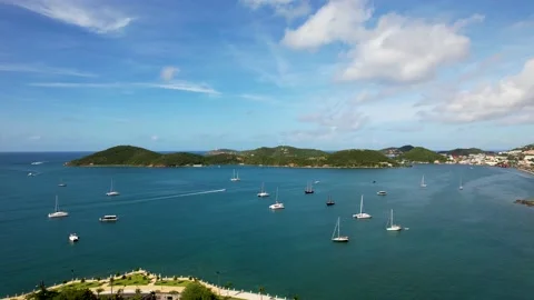 St. John - Honeymoon Beach Stock Footage 160848255