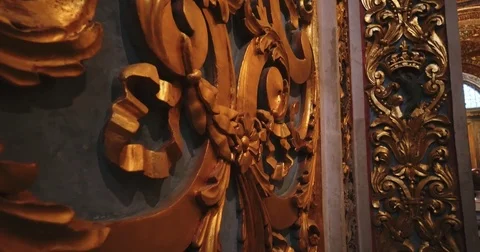 St John's Co-Cathedral in Valetta Malta 4k Video Stock Footage 80334930