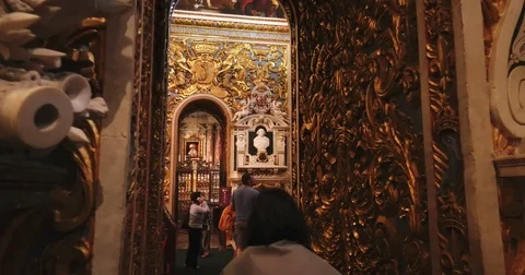 St John's Co-Cathedral in Valetta Malta 4k Video Stock Footage 80335070