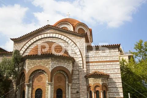St. Johns Forerunner's Parish, Athens, Greece, Europe Stock Photos