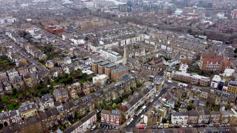 St John's Hill, Clapham Junction, Wandsworth, London, England. Vídeo Stock 180563871