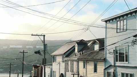 St John's powerlines Vídeos de archivo 200784840