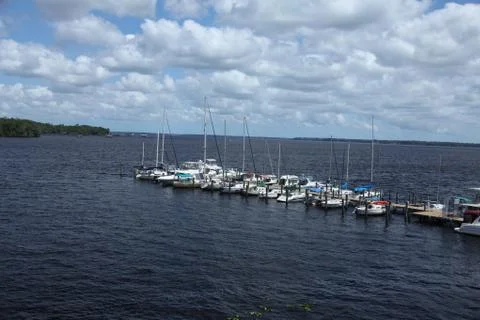 St. Johns river in Florida Stock Photos