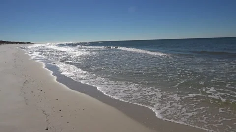 St. Joseph Peninsula, Florida Panhandle Stock Footage 64822326