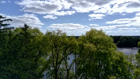 St. Joseph River @ Mishawaka Stock-Footage 320034737