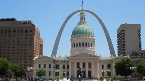 St. Louis Arch Stock Footage 5593089