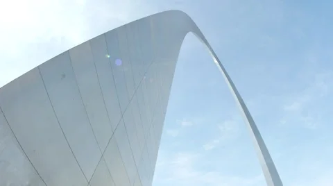 St. Louis Arch Looking Up HD 스톡 동영상 52359775