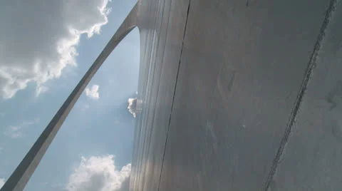 St Louis Arch Time Lapse Stock Footage 24693449