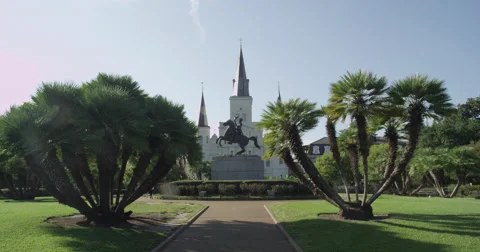 St. Louis Cathedral Stock Footage 61870394