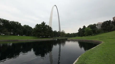 St. Louis Gateway Arch Video stock 43013220