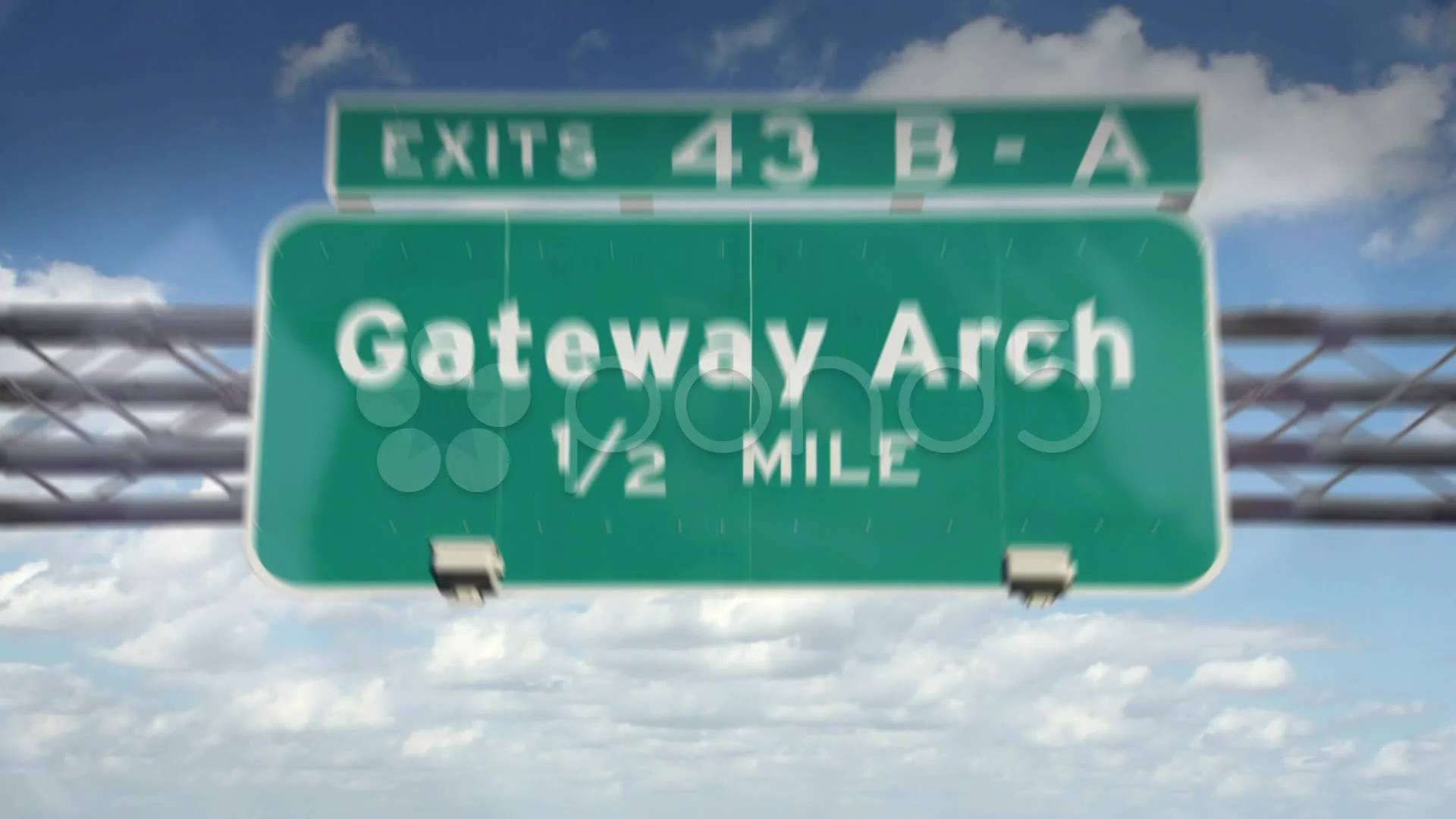 Las Vegas Gateway Arch Sign Close-up on , Stock Video