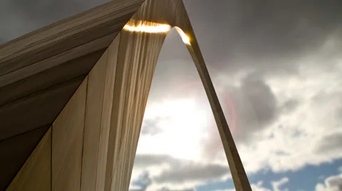 St Louis Gateway Arch (Timelapse) 스톡 동영상 41489669