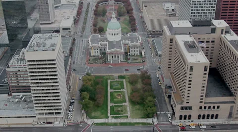 St Louis Old Capitol Building Stock Footage 35335699