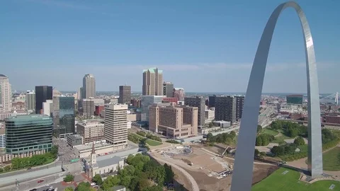 St. Louis Pan left 스톡 동영상 85154342