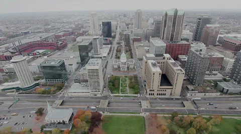 St Louis Skyline 01 Stock Footage 35335989