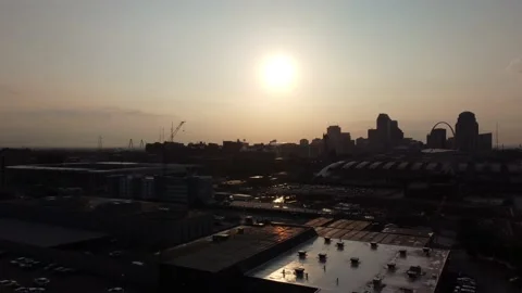 St. Louis Skyline Stock Footage 158897675