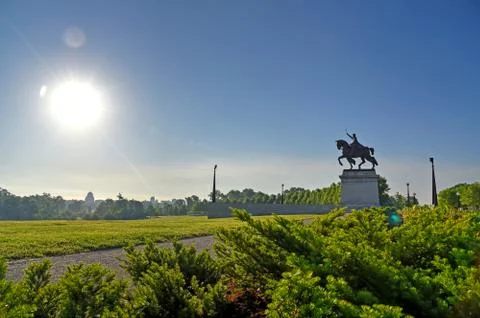 St. Louis Statue Foto stock