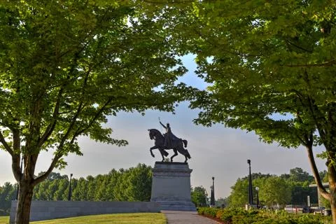 St. Louis Statue Stock Photos