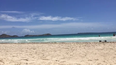 St. Maarten Beach Timelapse Stock Footage 129053247