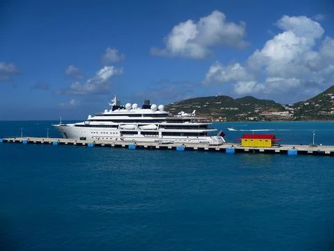 St Maarten Harbor Stock Photos