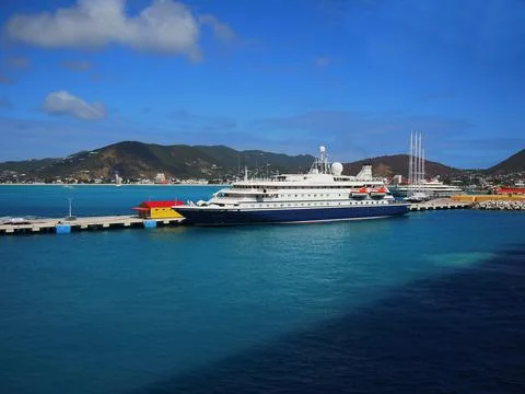 St. Maarten Pier Stock Photos