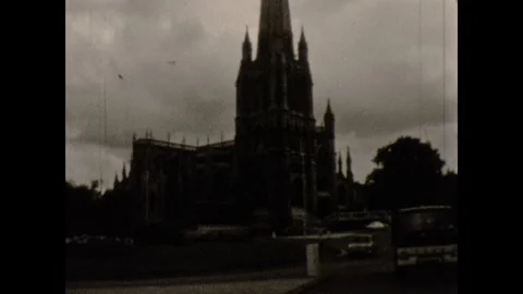 St Mark Redcliffe and Bath Abbey Stock Footage 253114770