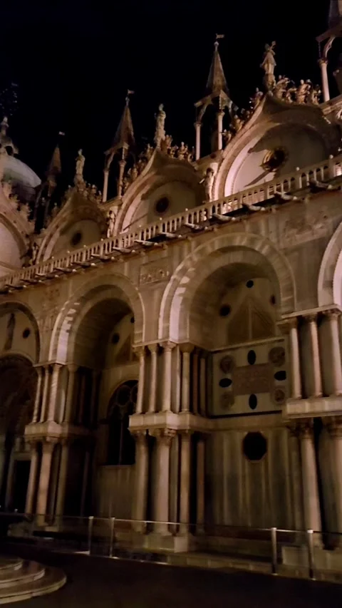 St. Mark’s Basilica and St Mark''s Square in Venice Editorial Use Only Stock Footage 317514773