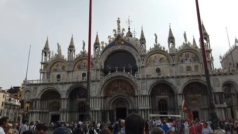 St. Mark's Basilica Stock Footage 120811996