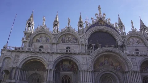 St Mark's Basilica, Venice Stock Footage 82432181