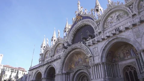 St Mark's Basilica, Venice Stock Footage 82433753