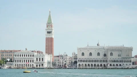 St Mark's Campanile in Venice Stock Footage 220686305