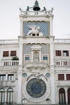 St Mark's Clock is housed in the Clock Tower on the Piazza San Marco (Saint M Stock Photos