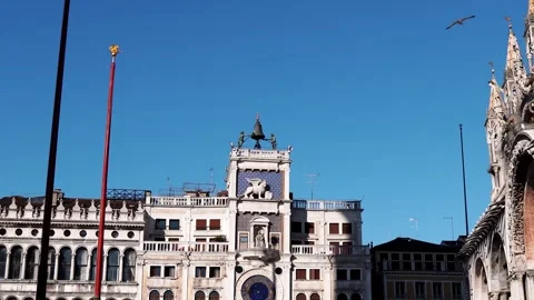 St. Mark's Clock Tower Stock Footage 264534315