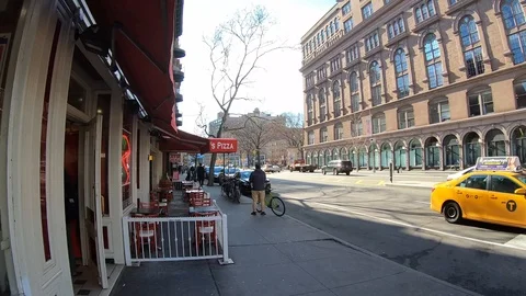 St Marks Place in NYC Stock Footage 124750726