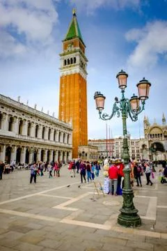 St. Mark's Square (Piazza San Marco) in Venice, Italy Stock Photos
