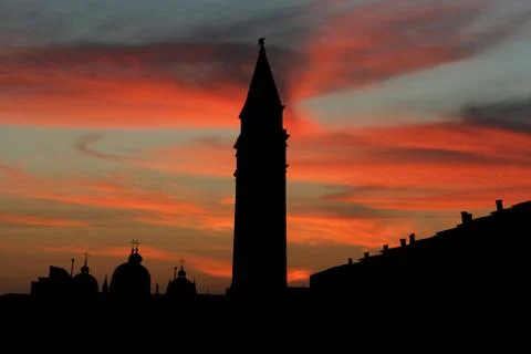 St marks square at sunrise Ilustración de archivo