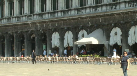 St. Mark's Square in Venice, Italy in Europe Video stock 718376
