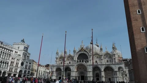 St Mark's Square, Venice (Italy) - Piazza San Marco, Venezia (Italia) Stock-Footage 130394728