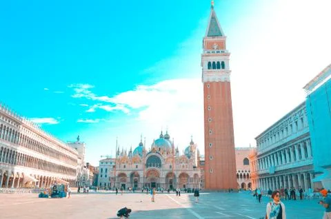 St Mark's Square in Venice 写真素材