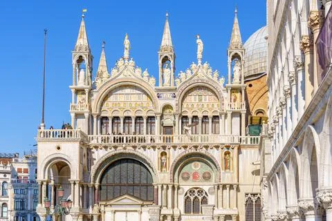 St. Marks Square, in Venice Stock Photos