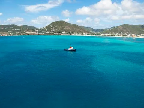 St martin bay Stock Photos