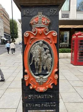 St Martin in the Fields Lamp Post Stock Photos