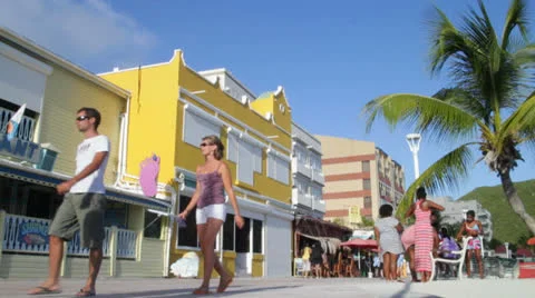 St Martin Shops 1 Video stock 26837639