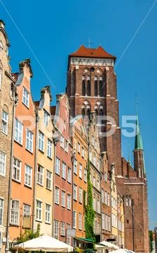 St. Mary's Church in Gdansk, Poland Stock Photos
