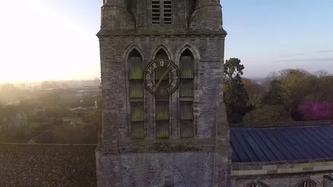 St Marys Church Witney Oxfordshire Stock Footage