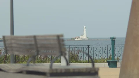 St Mary's Lighthouse. Stock-Footage 107545772