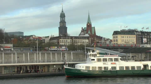 St. Michaelis Church alias Michel, Hamburg, Germany Video stock 24385757