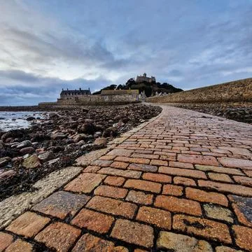 St Michael's Mount in Cornwall the Cornish, February 2023. Foto stock