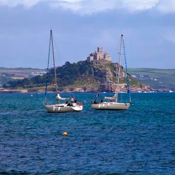 St. Michael's Mount in Cornwall Stock Photos
